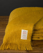 Load image into Gallery viewer, Avoca Mohair Throw Amber