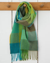 Load image into Gallery viewer, Avoca Merion Scarf Green Fields