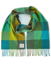 Load image into Gallery viewer, Avoca Merion Scarf Green Fields