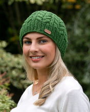 Load image into Gallery viewer, Aran Cable Pull-on Hat Charcoal