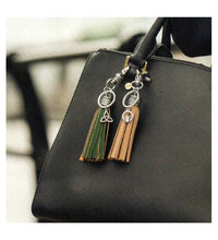 Load image into Gallery viewer, SOLVAR CELTIC CLADDAGH TASSEL KEY FOB