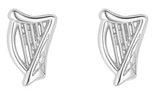 Load image into Gallery viewer, Children's  Silver Harp Earrings
