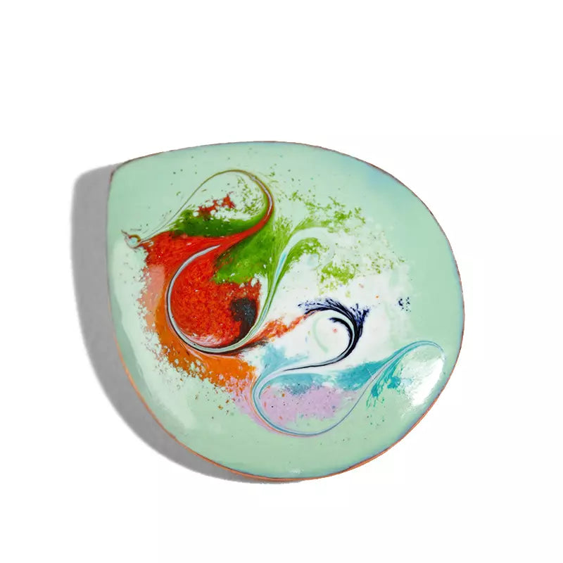 Meab enamel Brooches