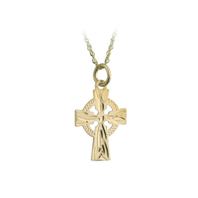 14K CELTIC CROSS