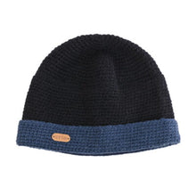 Load image into Gallery viewer, Crochet Turn up Hat Denim
