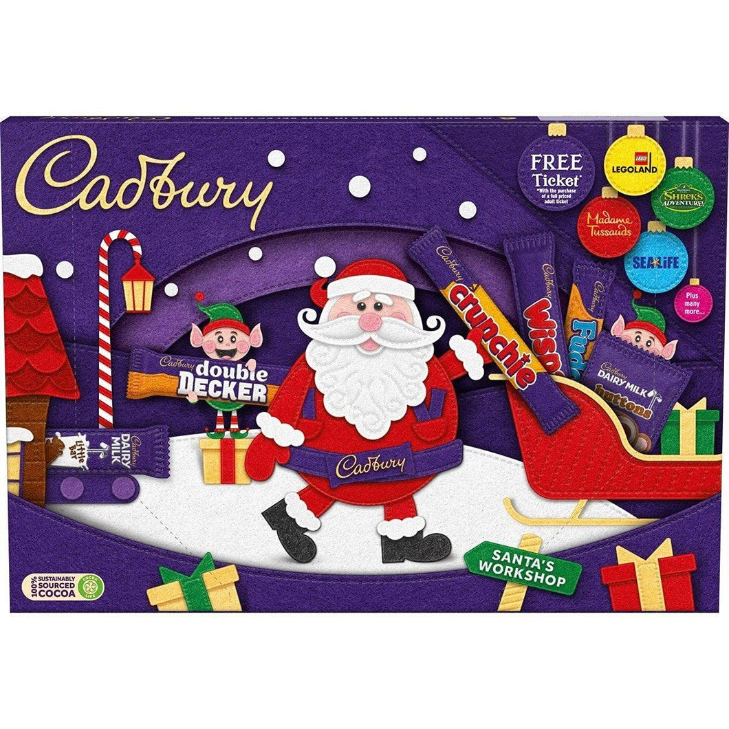 Cadbury Medium Santa Chocolate Selection Box 145g