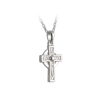 Solvar Child's Cross Pendant Silver