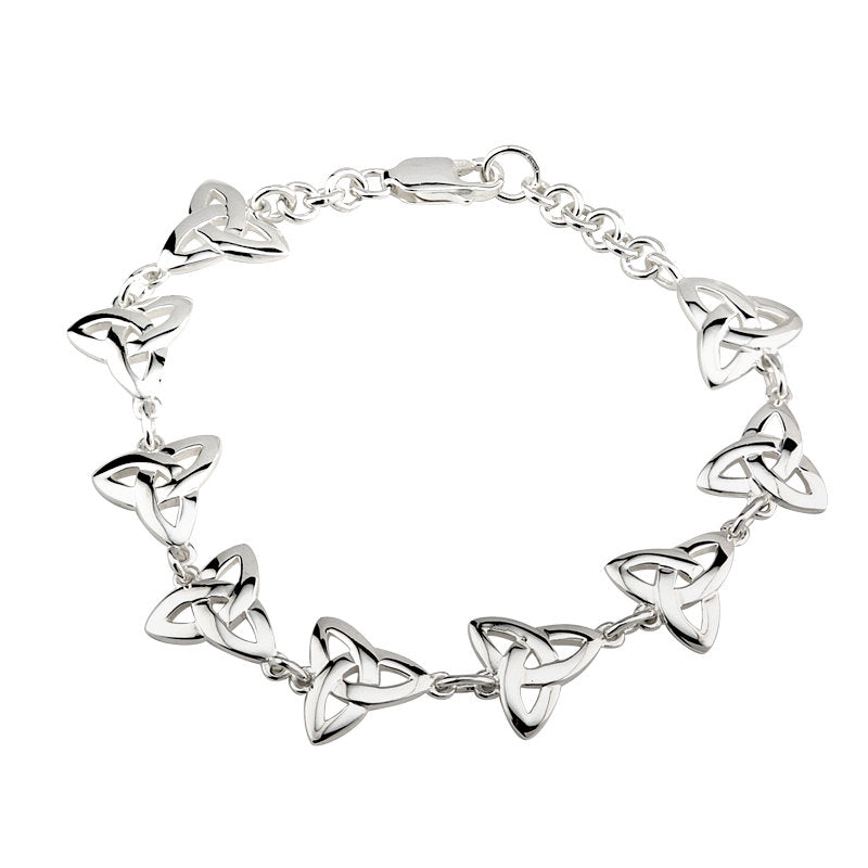 Solvar CELTIC TRINITY KNOT BRACELET SILVER