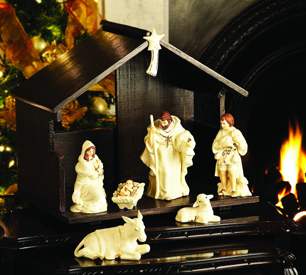 Belleek Nativity Scene