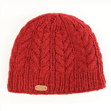 Load image into Gallery viewer, Aran Cable Pull-on Hat Charcoal
