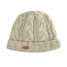 Load image into Gallery viewer, Aran Cable Turnup Hat
