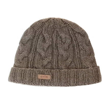 Load image into Gallery viewer, Aran Cable Turnup Hat
