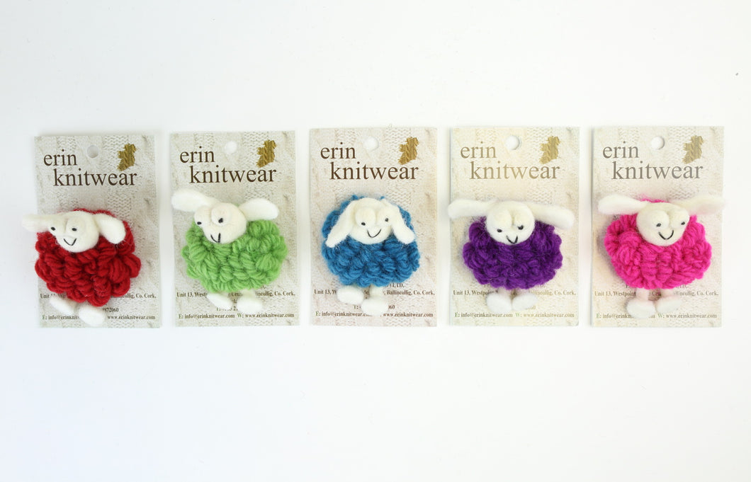 Knitted Sheep Corsage