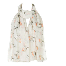 Load image into Gallery viewer, Watercolour Robin Scarf
