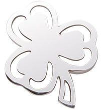 Load image into Gallery viewer, Irish Shamrock Trivet Stainless Steel 9&quot; x 8&quot;
